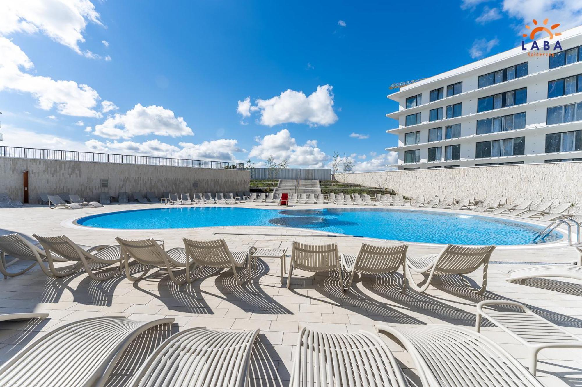 Laba Kolobrzeg Apartamenty Polanki Aqua Parking, Basen W Cenie Kültér fotó