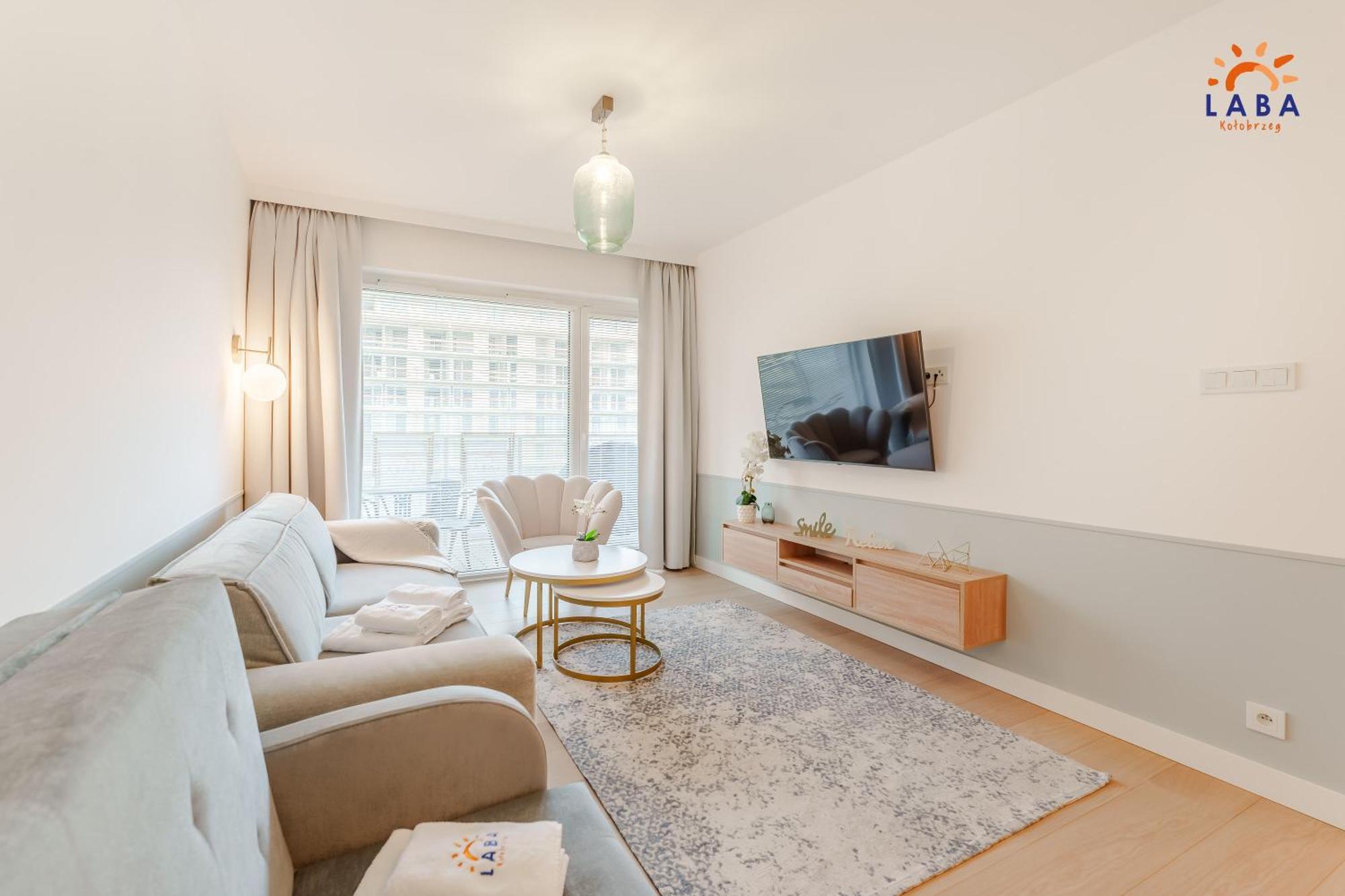 Laba Kolobrzeg Apartamenty Polanki Aqua Parking, Basen W Cenie Kültér fotó